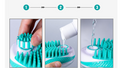 Pet Bathing Tool with Massaging Brush for Dogs and Cats